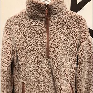 pink and white sherpa!!